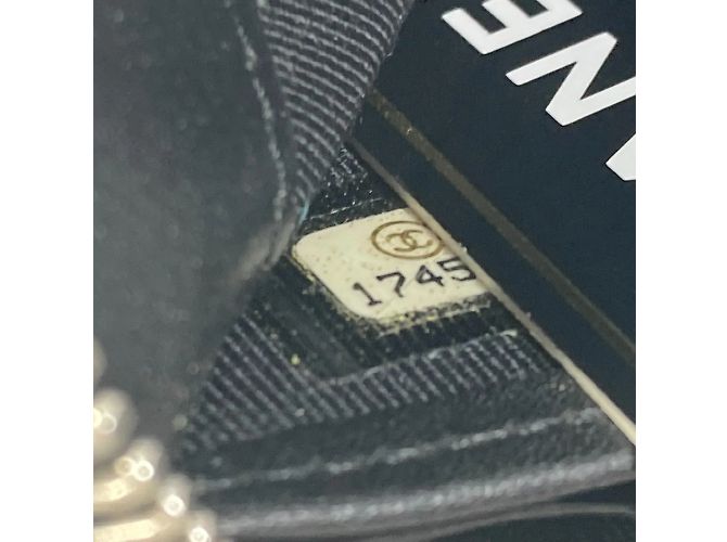 Chanel CC Reißverschluss Langbörse Schwarz - Ansicht 15