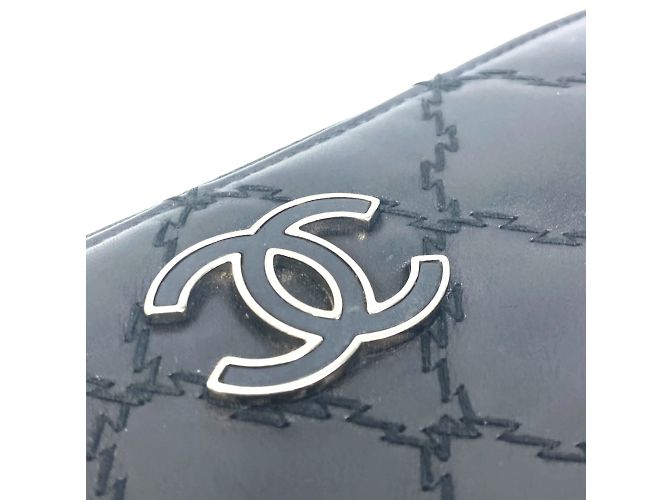 Chanel CC Reißverschluss Langbörse Schwarz - Ansicht 5