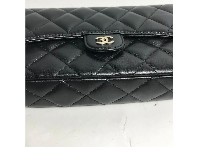 Custodia per telefono portafoglio Chanel AP2096 CC Mark Nero - vista 10