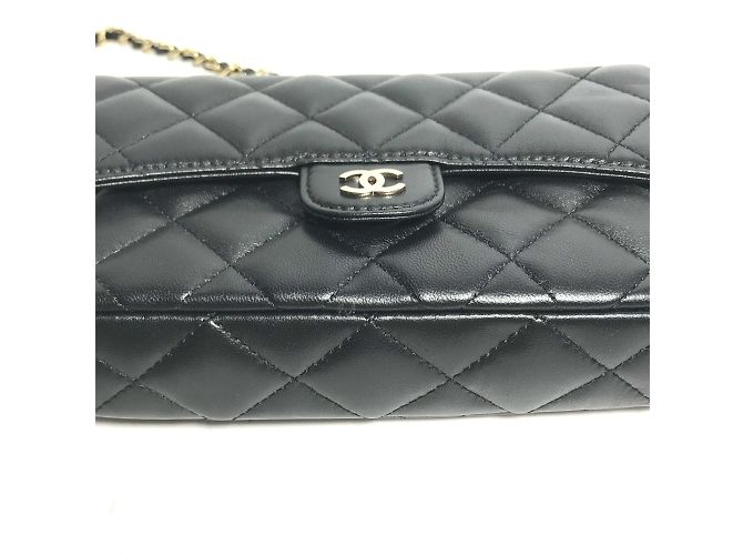 Custodia per telefono portafoglio Chanel AP2096 CC Mark Nero - vista 4