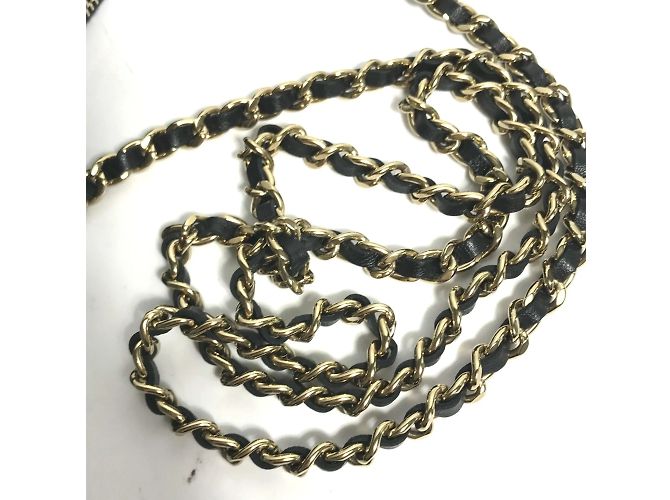 Custodia per telefono portafoglio Chanel AP2096 CC Mark Nero - vista 7