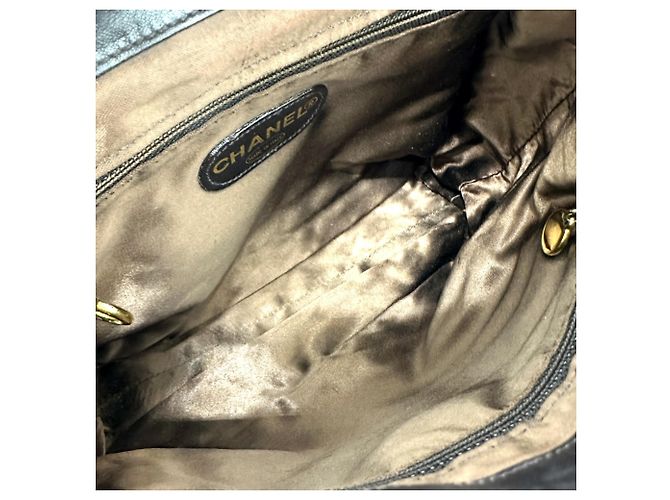 Zaino Chanel CC Mark Chain Marrone - vista 11