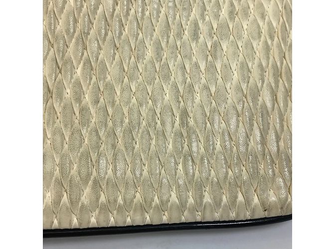 Borsa a spalla in pelle bianca Chanel Bianco - vista 16
