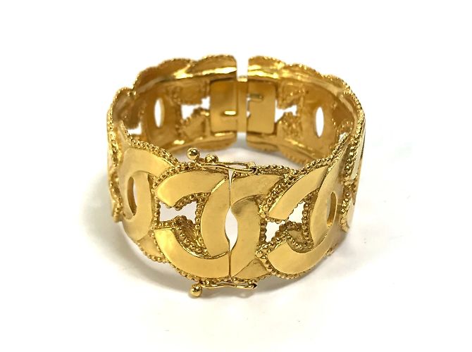 Timeless Bracciale placcato oro Chanel D'oro - vista 4