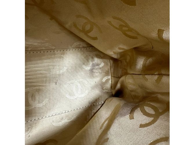 Chanel Beiger Leder Tote Bag - Ansicht 10