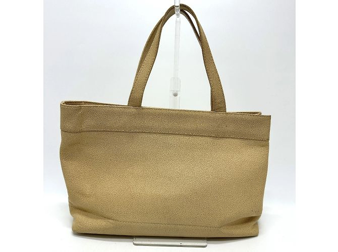 Chanel Beiger Leder Tote Bag - Ansicht 2
