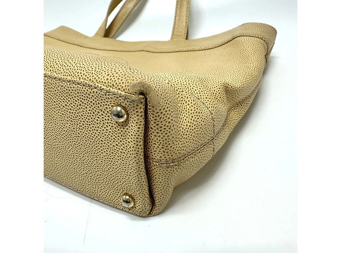 Chanel Beiger Leder Tote Bag - Ansicht 4