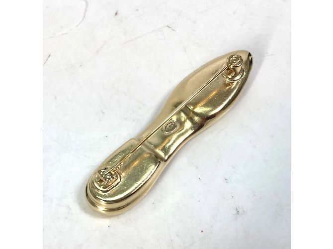Spilla placcata in oro Chanel D'oro - vista 5