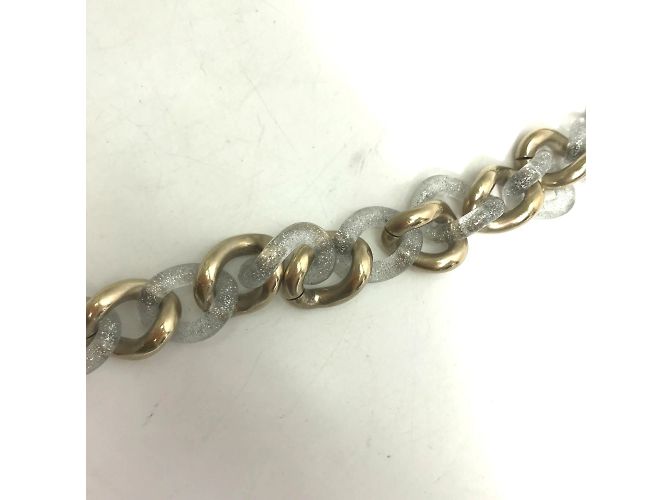 Chanel 17K Glitzerkette Gürtel Golden - Ansicht 3