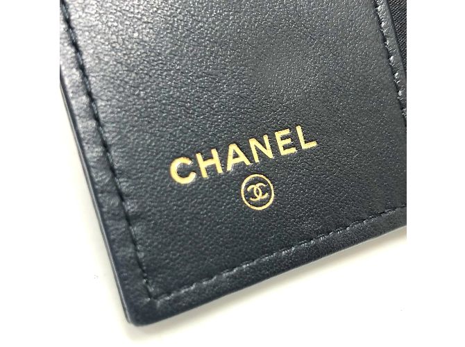 Llaveiro de cuero negro Chanel - vista 11