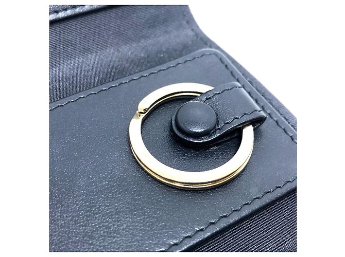 Llaveiro de cuero negro Chanel - vista 12
