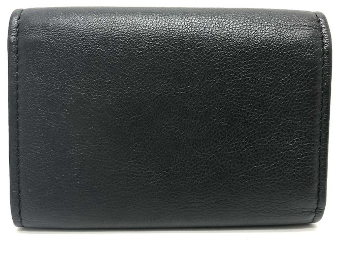 Llaveiro de cuero negro Chanel - vista 2