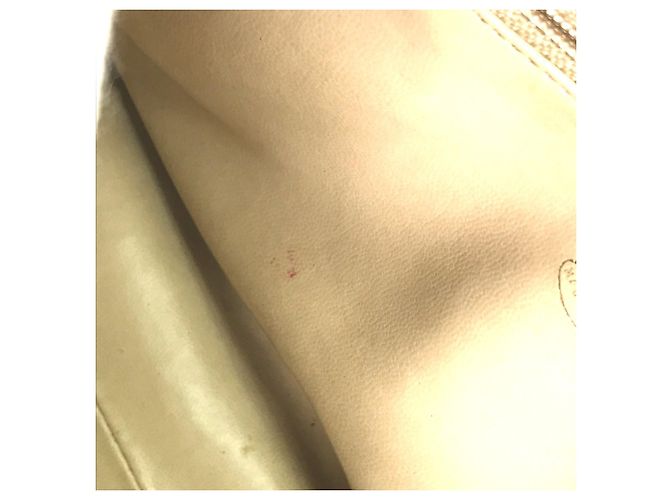 Borsa a mano in pelle beige Chanel - vista 12