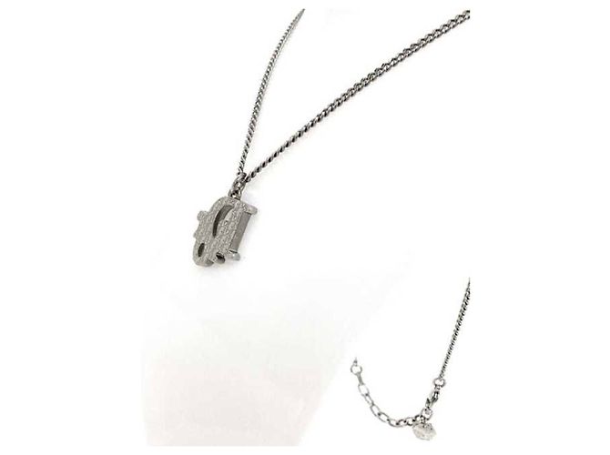 Collana Lunga Trotter Christian Dior Argento Blu chiaro - vista 4
