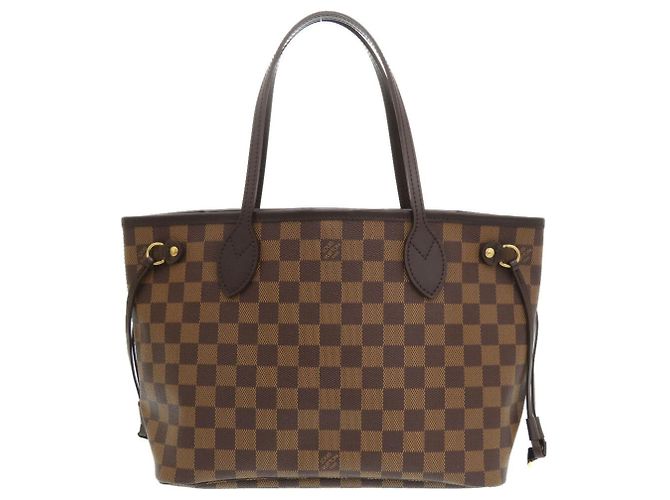 Borsa Tote Louis Vuitton Neverfull PM Damier Marrone - vista 2
