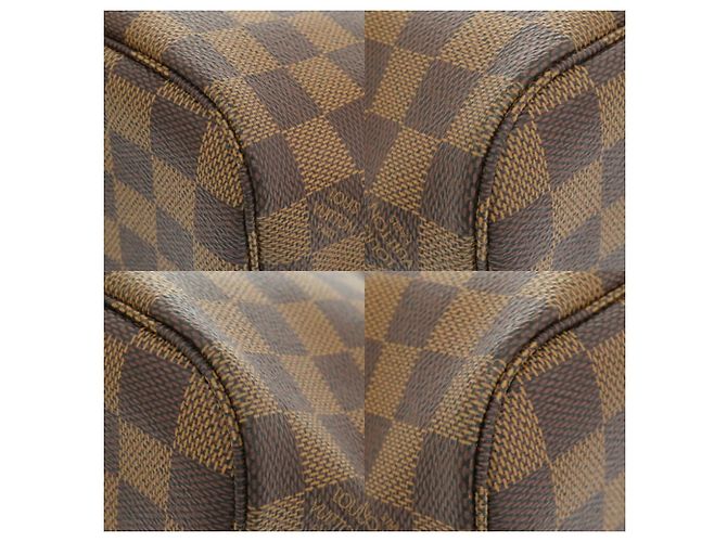 Borsa Tote Louis Vuitton Neverfull PM Damier Marrone - vista 5