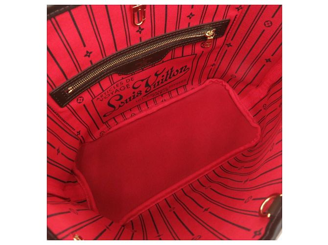 Borsa Tote Louis Vuitton Neverfull PM Damier Marrone - vista 6