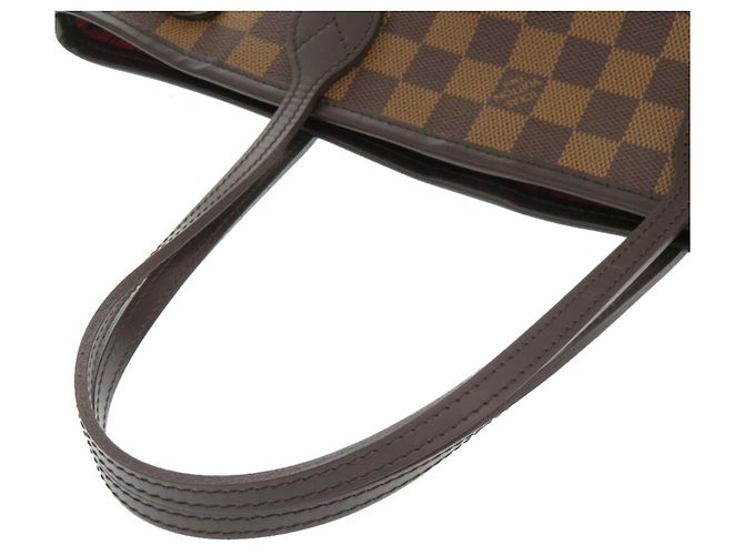 Borsa Tote Louis Vuitton Neverfull PM Damier Marrone - vista 7