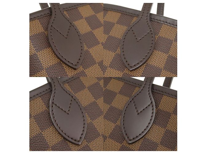 Borsa Tote Louis Vuitton Neverfull PM Damier Marrone - vista 8