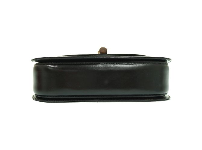 Borsa a spalla Gucci Bamboo Nero - vista 7