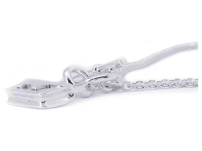 Hermès Collar Péndulo Constance Amuleto Hermes Plata - vista 2