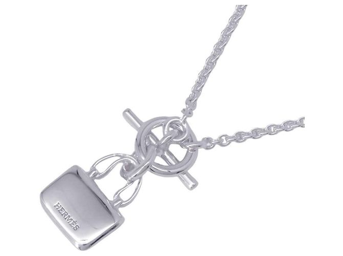 Hermès Collar Péndulo Constance Amuleto Hermes Plata - vista 3