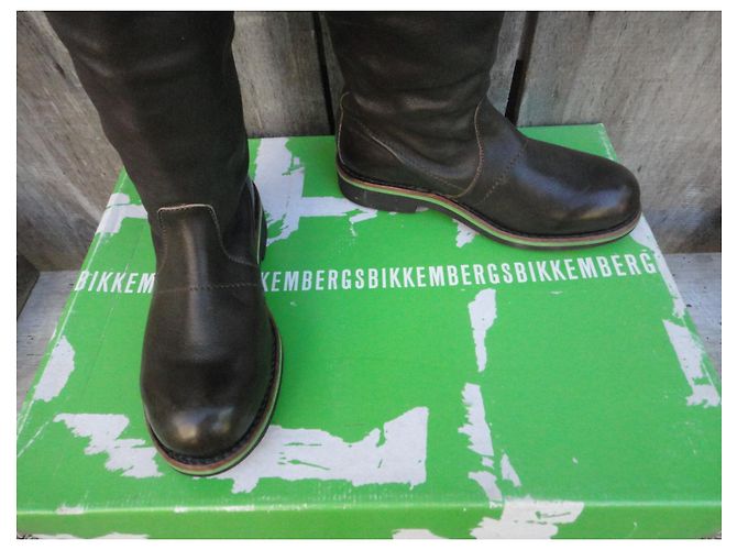 Botas Dirk Bikkenbergs de cuero marrón oscuro - vista 3