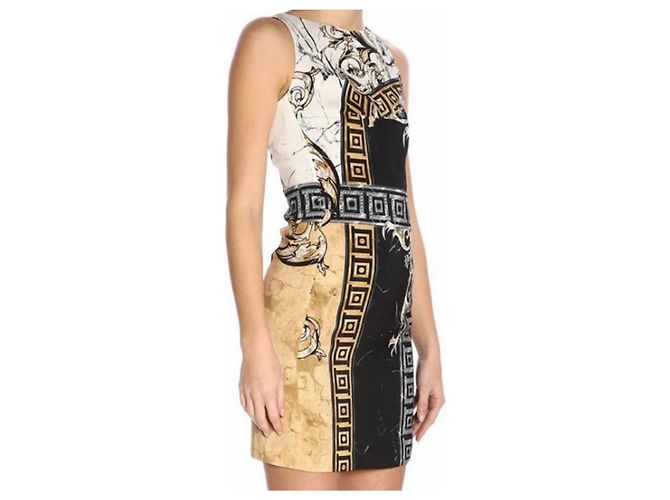 Vestido Gianni Versace Beige de Viscosa - vista 6