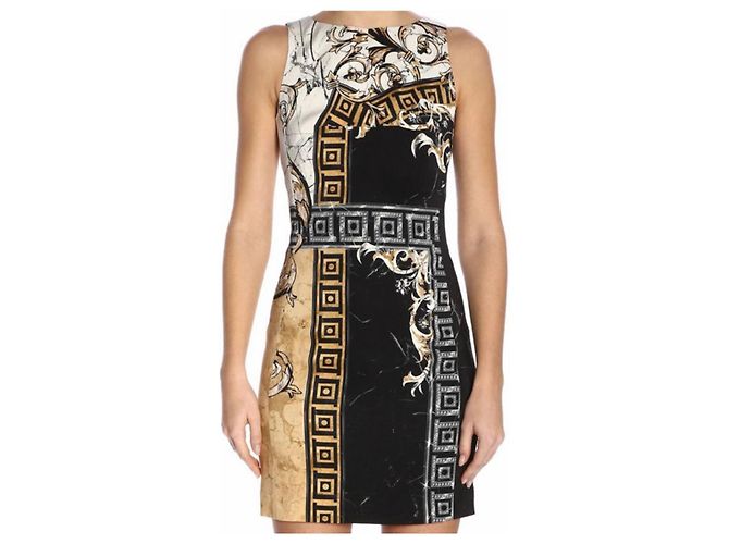 Vestido Gianni Versace Beige de Viscosa - vista 7
