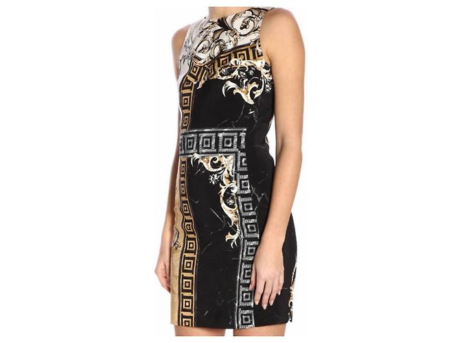 Vestido Gianni Versace Beige de Viscosa - vista 8