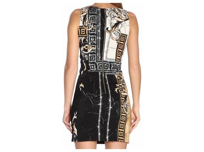 Vestido Gianni Versace Beige de Viscosa - vista 9
