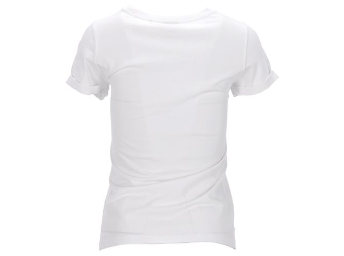 Hugo Boss T-shirt Hugo Heart Logo in cotone bianco - vista 8