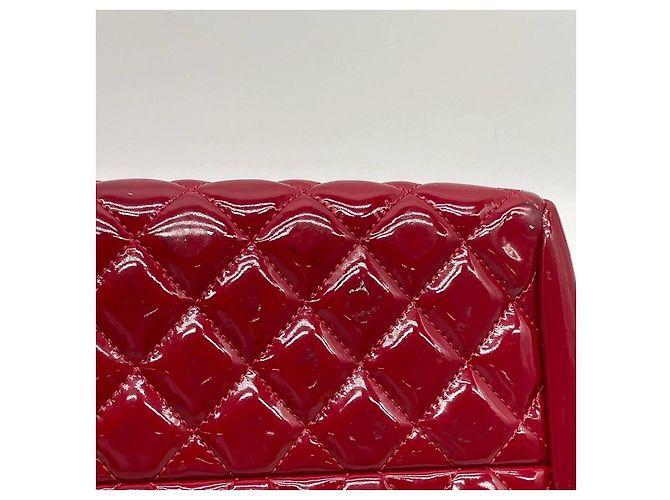 Bowling Borsa Chanel Rossa in vernice Rosso - vista 12