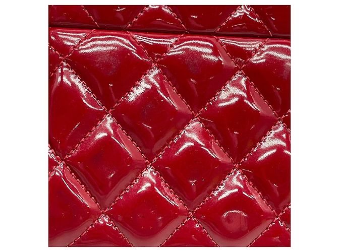 Bowling Borsa Chanel Rossa in vernice Rosso - vista 13
