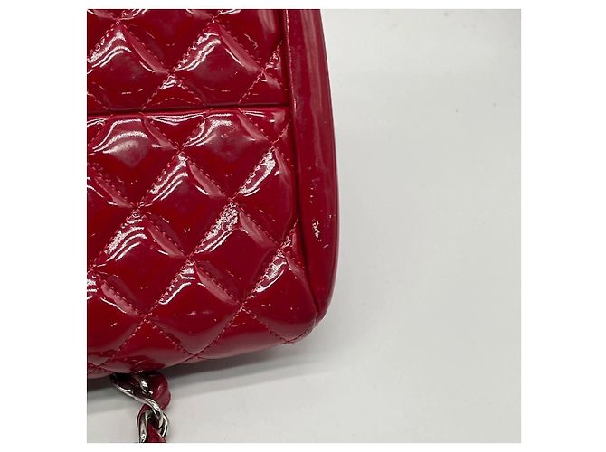 Bowling Borsa Chanel Rossa in vernice Rosso - vista 14