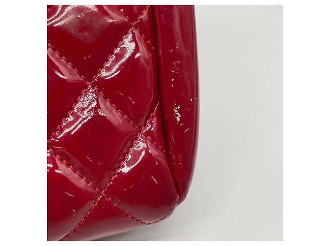 Bowling Borsa Chanel Rossa in vernice Rosso - vista 15