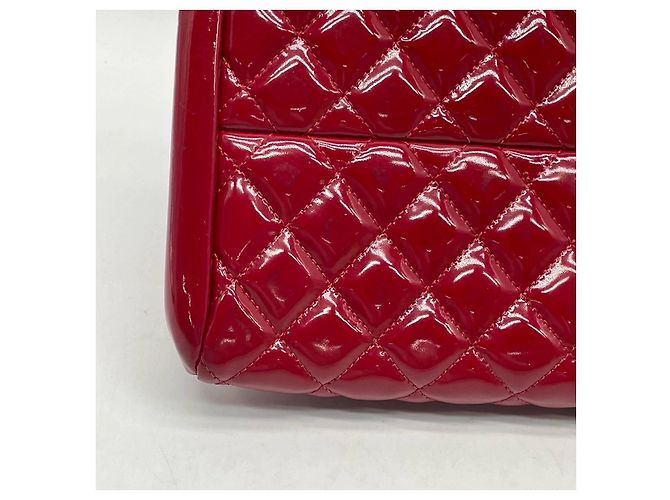 Bowling Borsa Chanel Rossa in vernice Rosso - vista 16