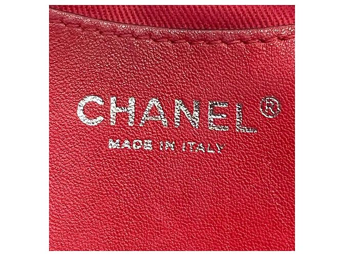 Bowling Borsa Chanel Rossa in vernice Rosso - vista 8