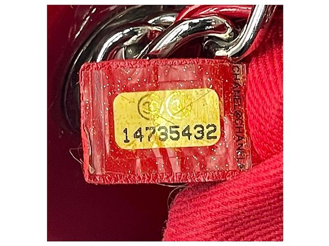 Bowling Borsa Chanel Rossa in vernice Rosso - vista 9