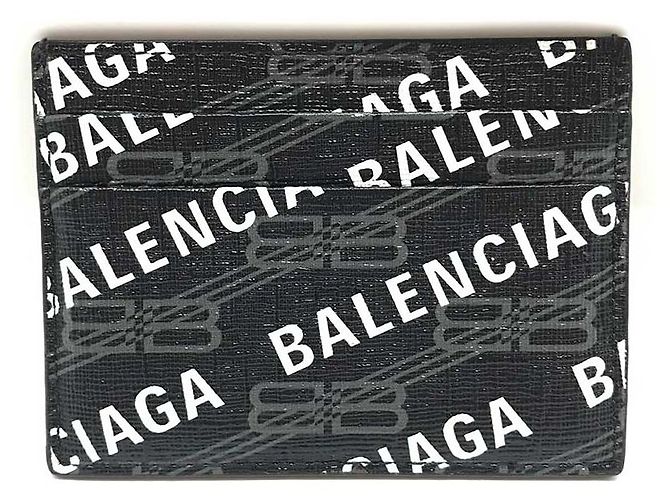 Tarjetero de cuero Balenciaga Negro - vista 2