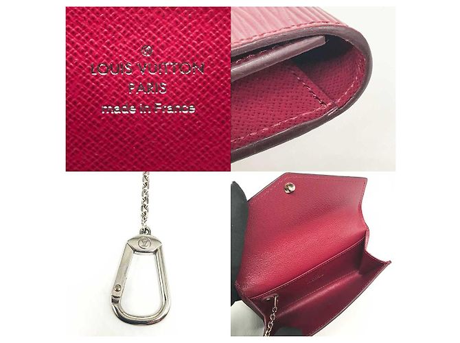 Louis Vuitton Epi Key Case Fuchsia Pink - view 4
