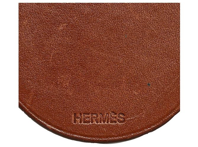 Hermès Charm de cuero animal de Hermes Castaño - vista 4