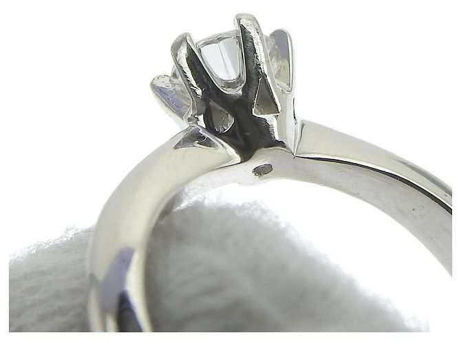 Autre Marque Platin-Diamantring PT900 0,325 ct Größe 7 Silber - Ansicht 5