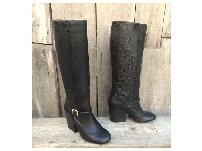 Botas Robert Clergerie Barry de piel negra Negro - vista 2