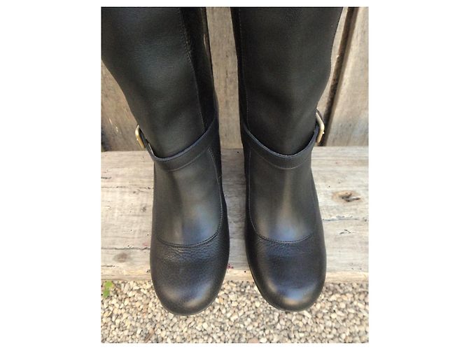 Botas Robert Clergerie Barry de piel negra Negro - vista 4