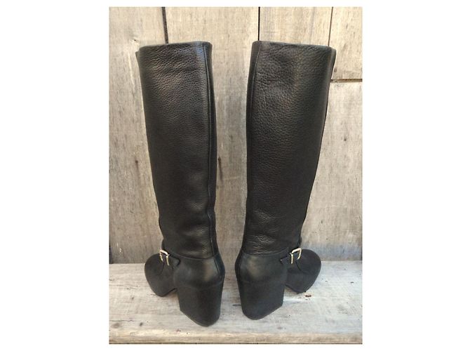 Botas Robert Clergerie Barry de piel negra Negro - vista 5