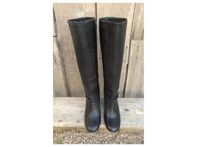 Botas Robert Clergerie Barry de piel negra Negro - vista 9