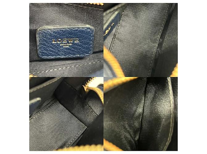 Borsa a mano Loewe Micro Mini Amazona blu navy - vista 6