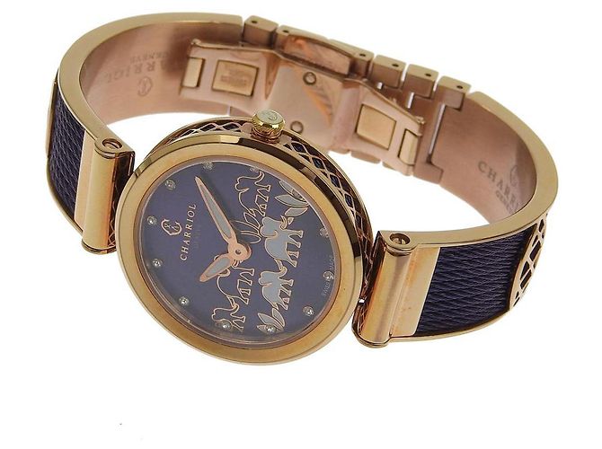 Autre Marque Orologio al quarzo da donna CHARRIOL Forever quadrante viola FE32 A02 013 Porpora - vista 2