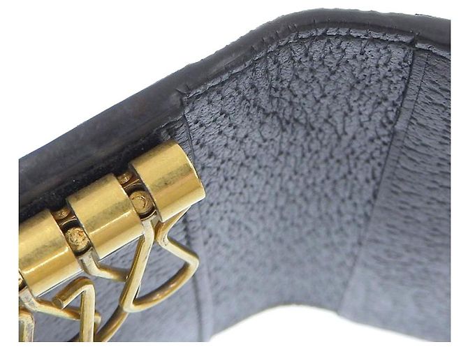 Gucci Leather Key Case 435297 496085 Black - view 4